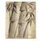 Designart - Vintage Monochrome Bamboo IV - Traditional Print on Natural Pine Wood